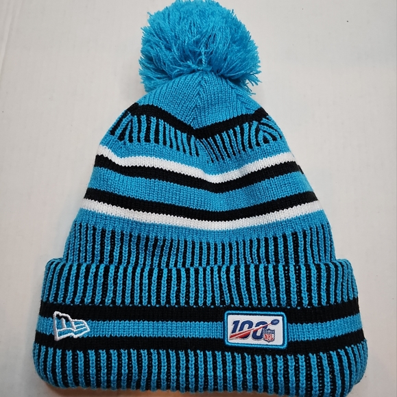 Carolina Panthers New Era 2019 NFL Sideline Home Official Sport Knit Beanie Hat - Picture 2 of 5